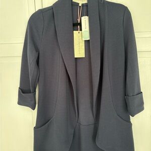 Stylish Women's Blazer in Navy by French Mauve